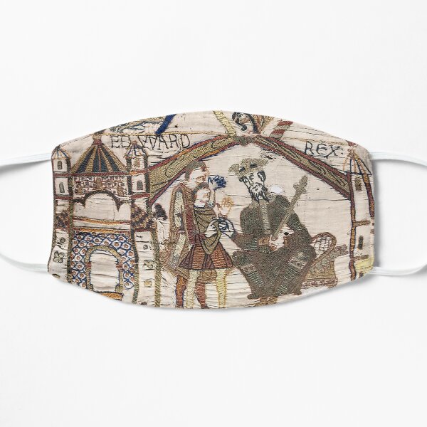 Bayeux Tapestry. Edward the Confessor sends Harold to Normandy. Flat Mask