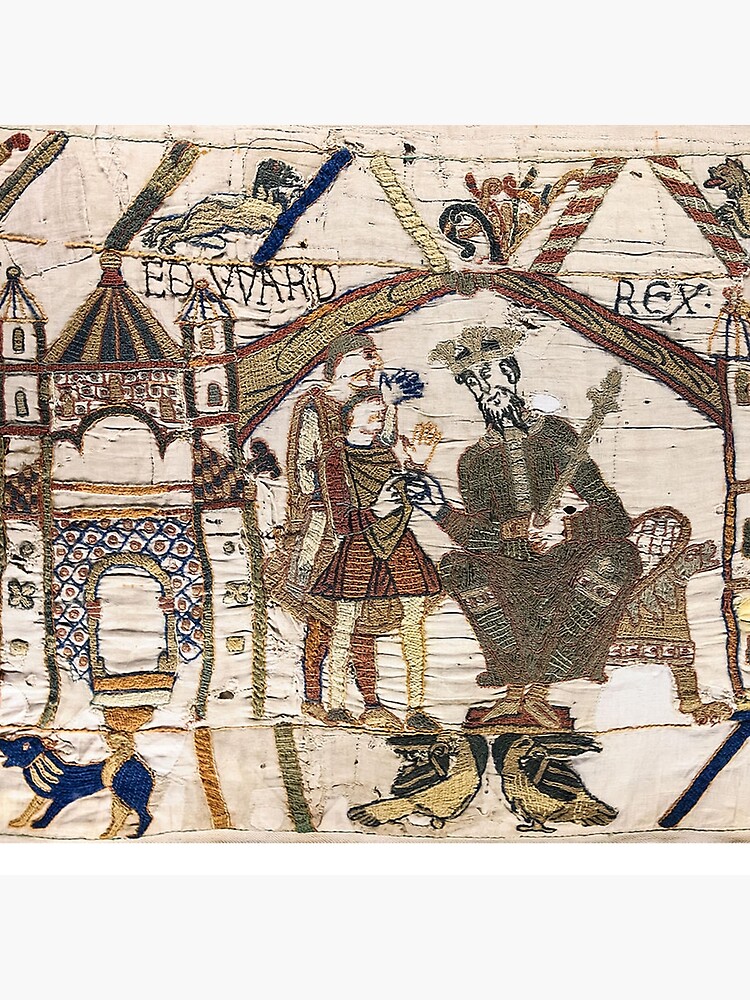 Bayeux Tapestry. Edward the Confessor sends Harold to Normandy. by TOMSREDBUBBLE
