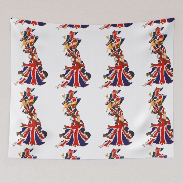Item preview, British Island Cartoon gift map 1 designed and sold by chatri ahpornsiri.