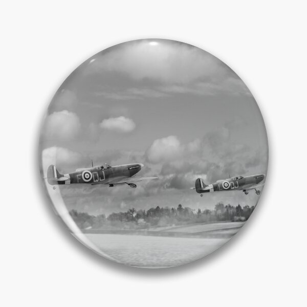 Item preview, Winter ops: Spitfires, black and white version designed and sold by Flight Artworks.