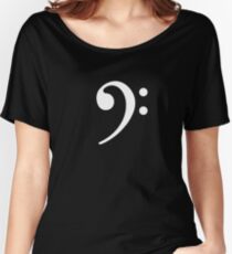 Bass Clef Women's Relaxed Fit T-Shirt