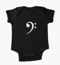 Bass Clef One Piece - Short Sleeve