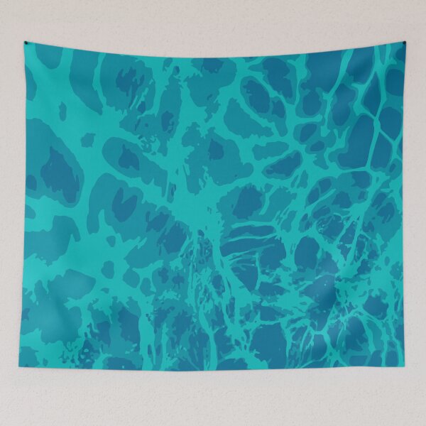 Item preview, Blue abstract water designed and sold by jorgehardt.