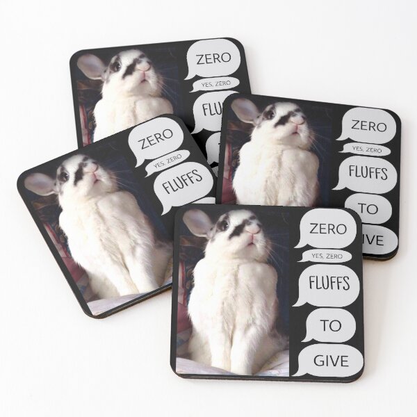 Item preview, Bunny Rabbit Has Zero Fluffs To Give!  designed and sold by YollieBeeArt.