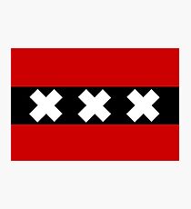 Flag of Amsterdam Photographic Print