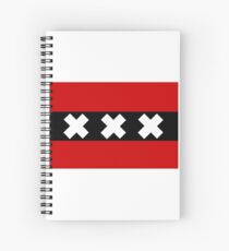 Flag of Amsterdam Spiral Notebook