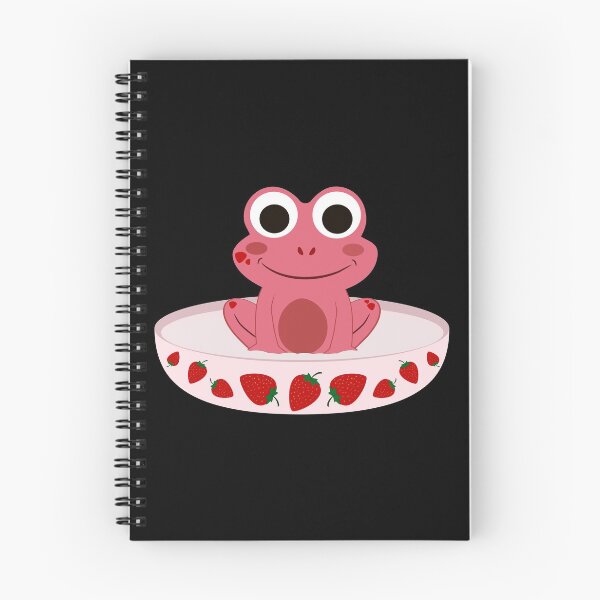 Item preview, Strawberry Frog Milk Bowl designed and sold by everyspender.