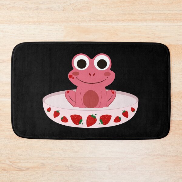 Item preview, Strawberry Frog Milk Bowl designed and sold by everyspender.