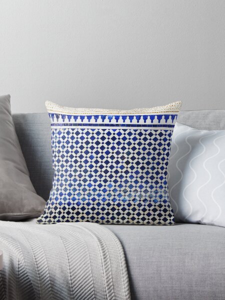 Item preview, Moroccan Blue Wall designed and sold by Paul  Kelly.