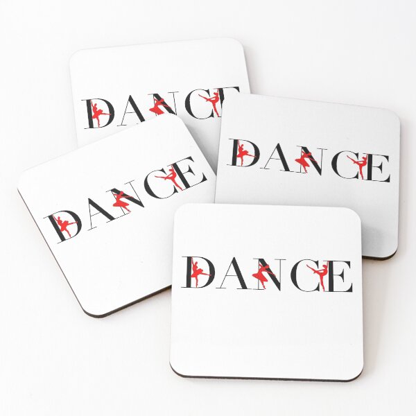 Item preview, Dance strong lettering with red silhouettes  designed and sold by phoebenic.