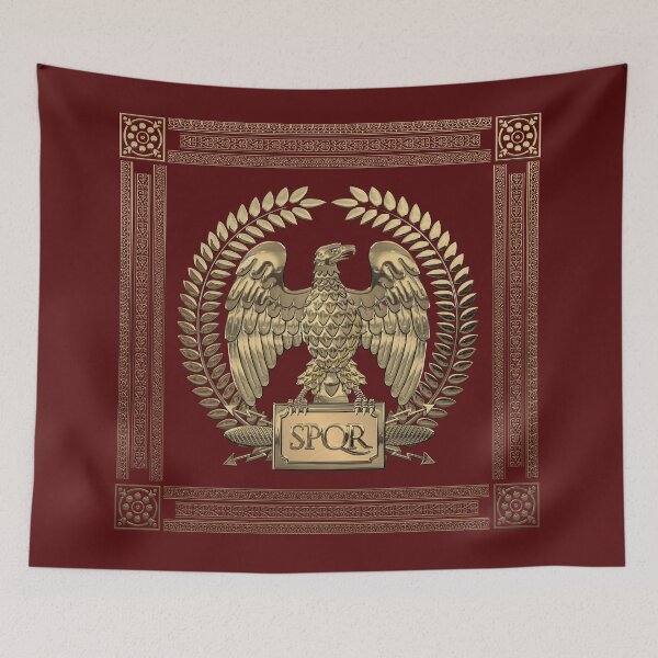 Item preview, Roman Empire - Gold Imperial Eagle over Red Velvet designed and sold by Serge Averbukh Art Studio.