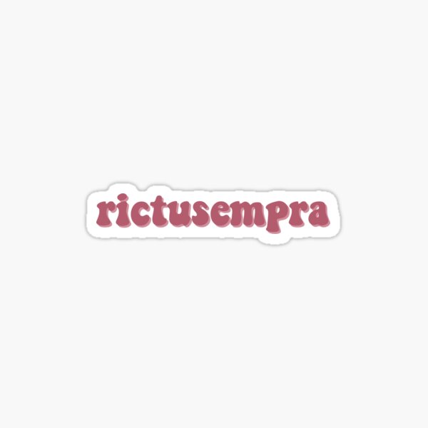 rictusempra Sticker
