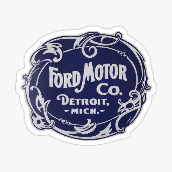Original Ford Motor Co Logo Sticker