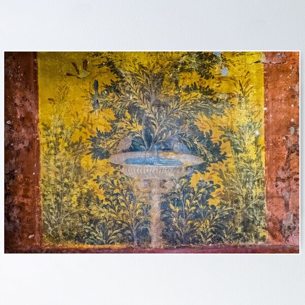 Item preview, Birds at a fountain, Villa Poppea designed and sold by petewelsby.