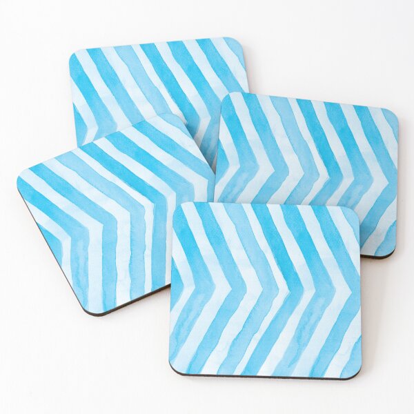 Item preview, Minimal blue watercolor pattern designed and sold by baligaia.