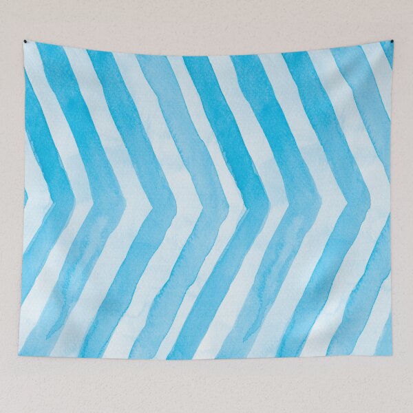 Item preview, Minimal blue watercolor pattern designed and sold by baligaia.