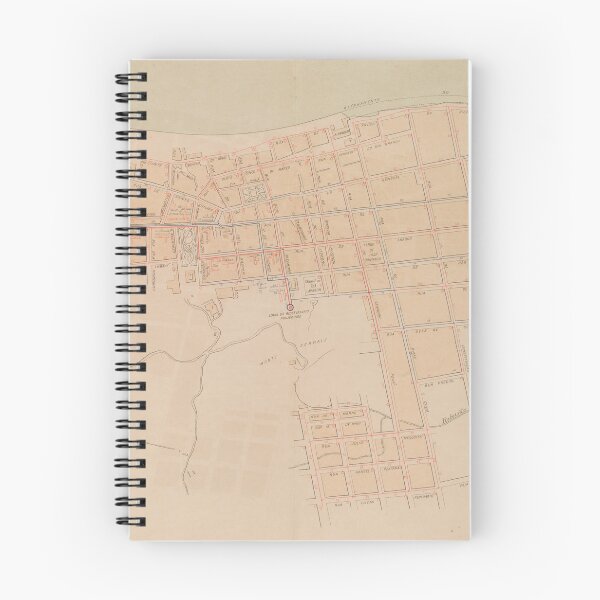 Item preview, Vintage Map of Santos Brazil (1894) designed and sold by BravuraMedia.