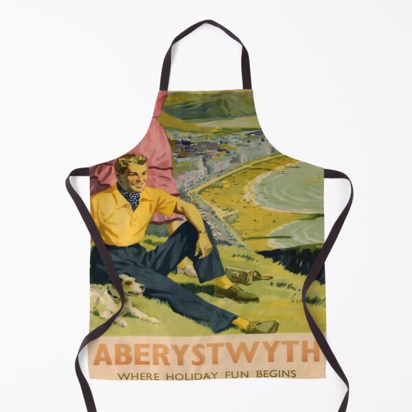 Item preview, Railway Poster Aberystwyth designed and sold by stickart-marek.
