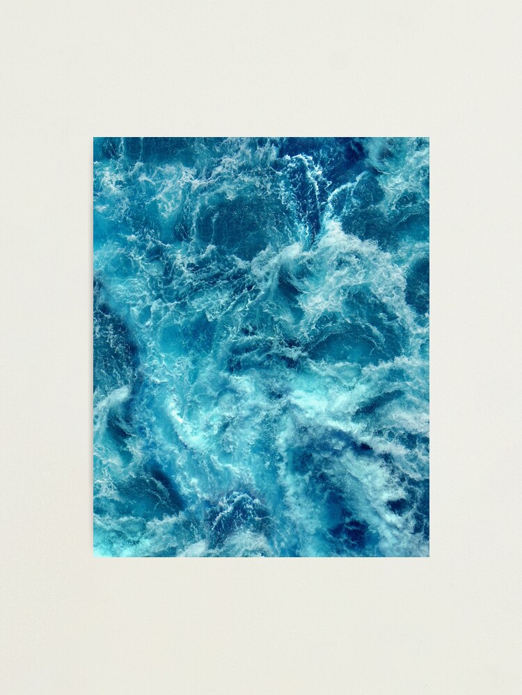 Thumbnail 2 of 3, Photographic Print, Ocean is shaking designed and sold by CatyArte.