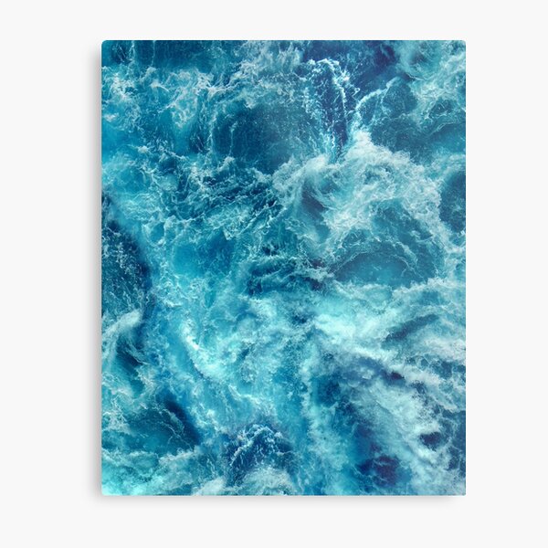 Ocean is shaking Metal Print
