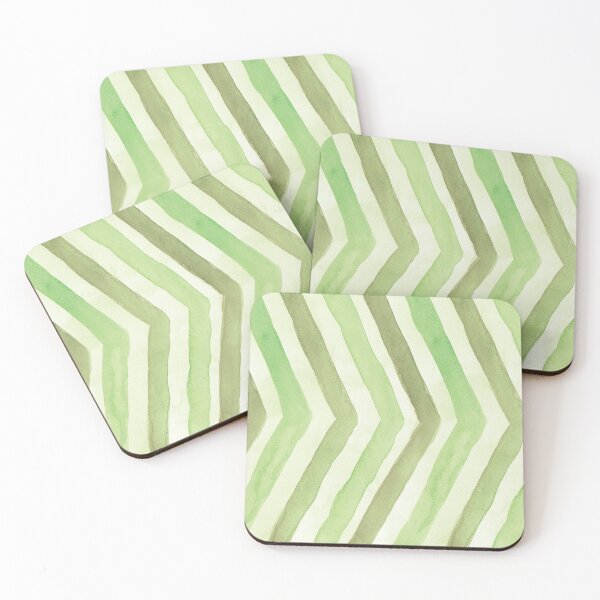 Item preview, Minimal green watercolor pattern designed and sold by baligaia.