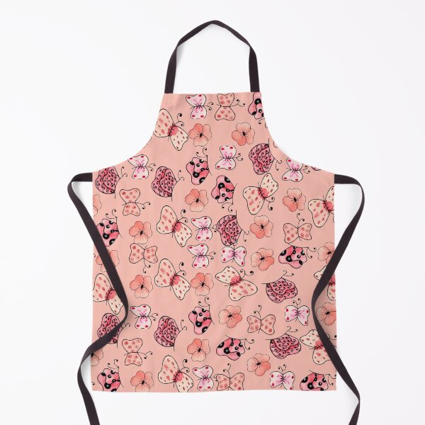 Item preview, f  Pink and Light Pink  Butterflies and Flowers-Kawaii Pattern Design  designed and sold by ozcushionstoo.
