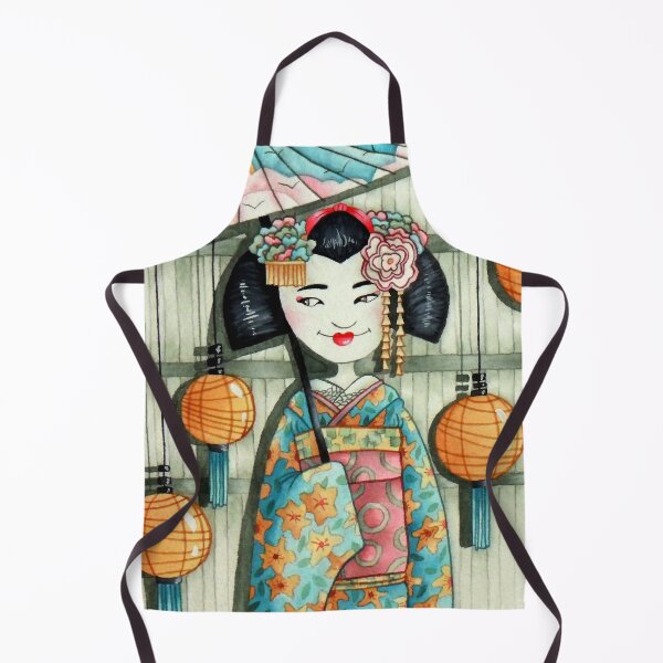Item preview, Geisha with sunshade designed and sold by adeillustrator.