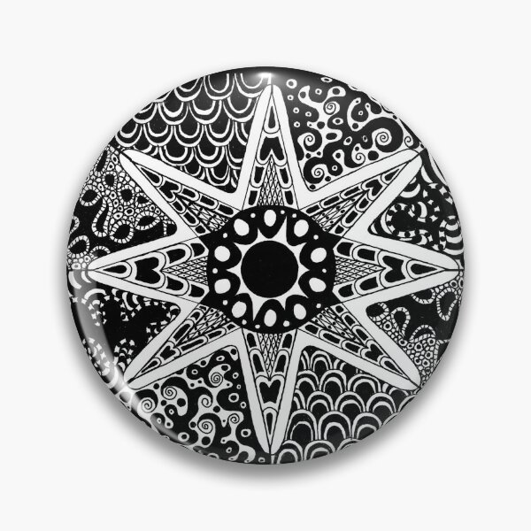 Item preview, Zentangle Inspired Art Star designed and sold by REApparelCo.