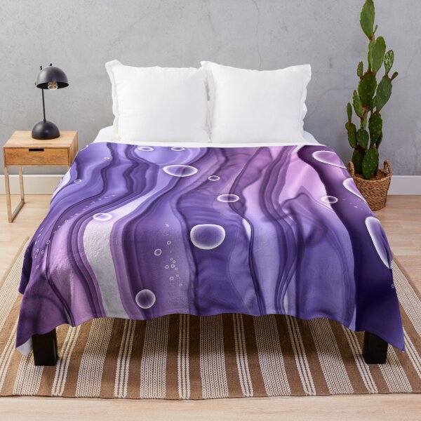 Item preview, Mermaid Ink Splashes in Shades of Pink Purple  designed and sold by WisdomInspired.