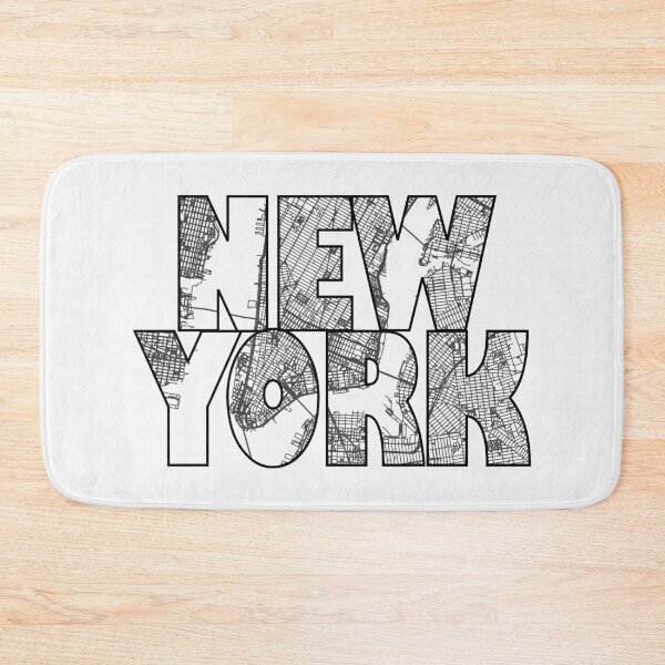 Item preview, New York Street Map designed and sold by thestreetslocal.
