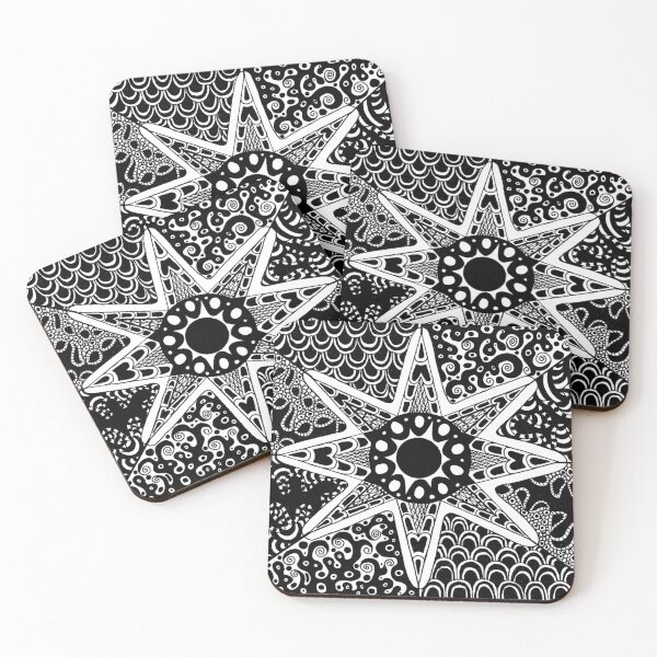 Item preview, Zentangle Inspired Art Star designed and sold by REApparelCo.