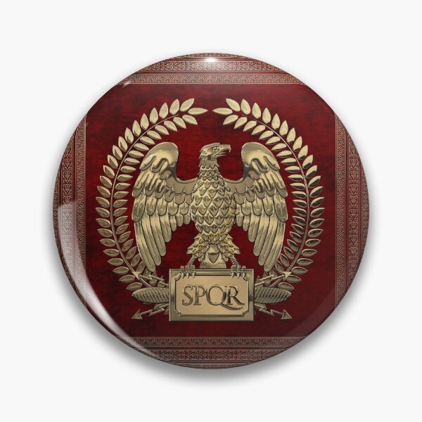 Item preview, Roman Empire - Gold Imperial Eagle over Red Velvet designed and sold by Serge Averbukh Art Studio.