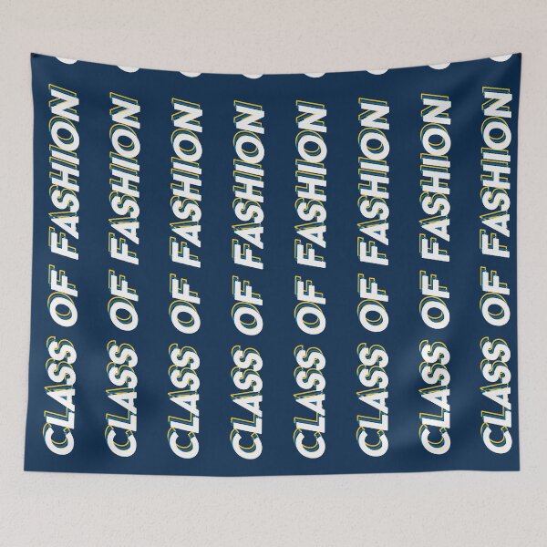 Item preview, Class of Fashion: White Font with Blue and Yellow (for College/University Spirit)  designed and sold by JD-PANDA.