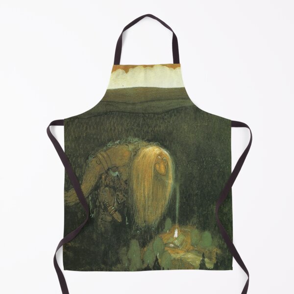 Aperçu de l'œuvre  Troll Vintage John Bauer fantasy artwork créée et vendue par Vintage Designs +.