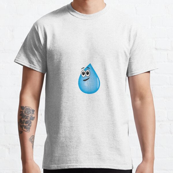 Men's and Women's Water Drop 3D Effect T-shirt 3D Printing T-shirt