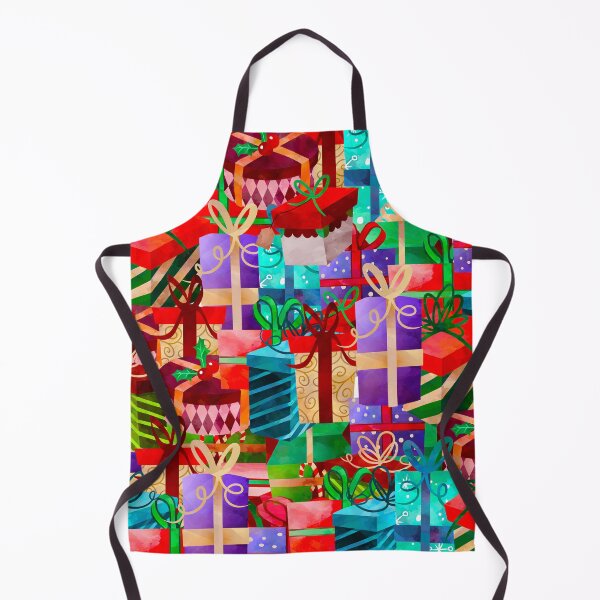 Item preview, THE VERY BRIGHT NEON CHRISTMAS PRESENT PATTERN FOR HOME DECOR designed and sold by ozcushionstoo.