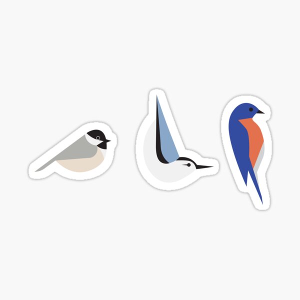 Item preview, Minimalist Bird Trio designed and sold by jspiggle.