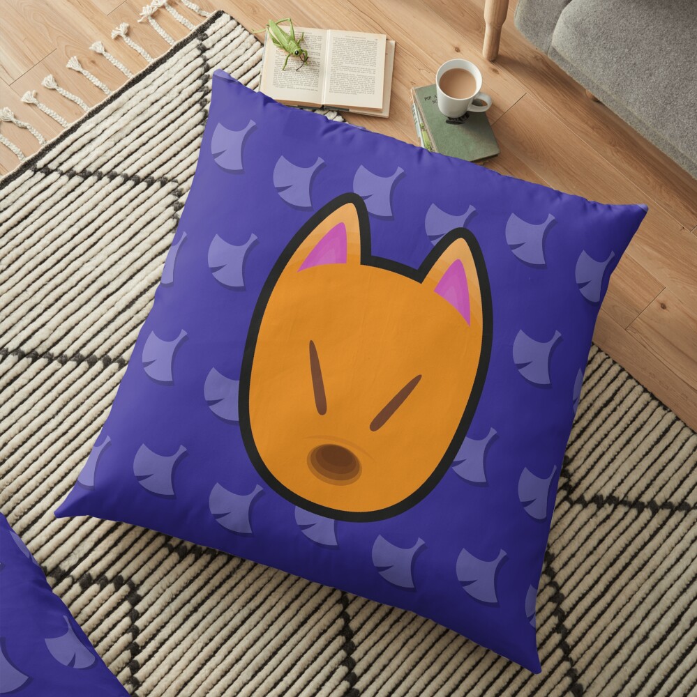 CRAZY REDD ANIMAL CROSSING Floor Pillow
