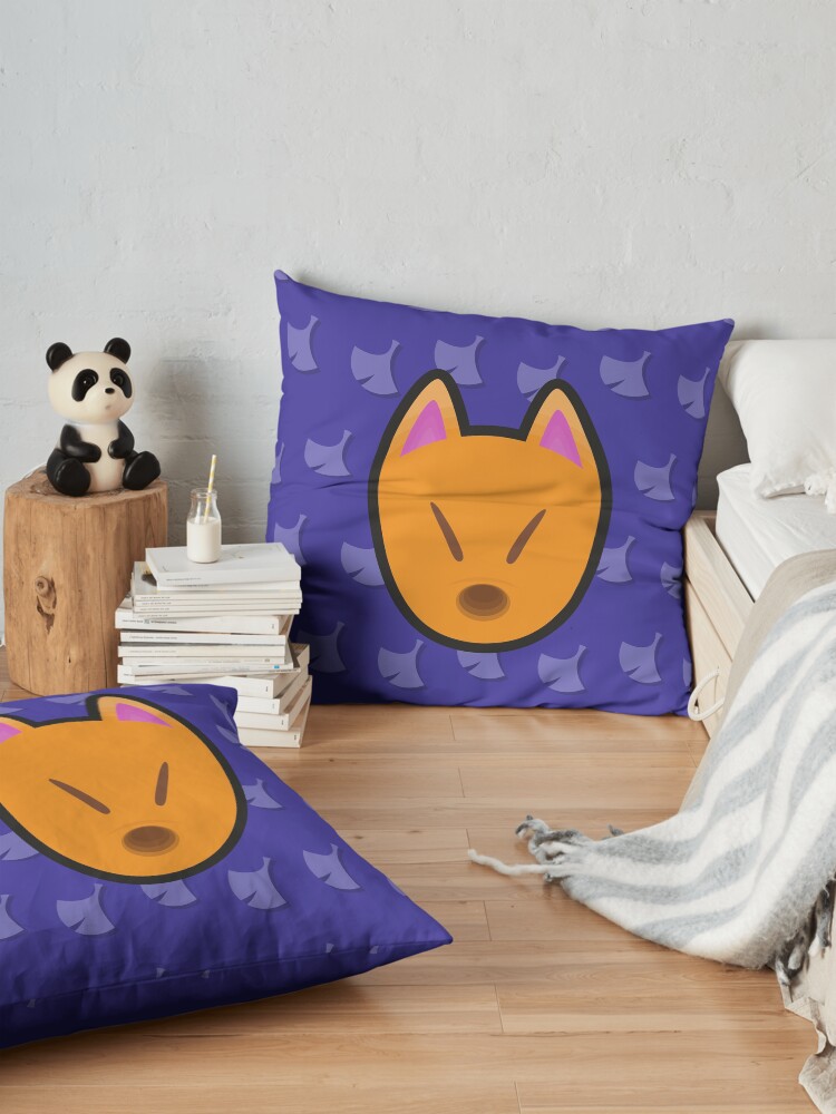 Alternate view of CRAZY REDD ANIMAL CROSSING Floor Pillow