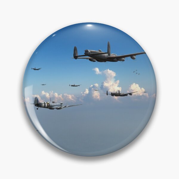 Item preview, Spitfires escorting Lancasters designed and sold by Flight Artworks.