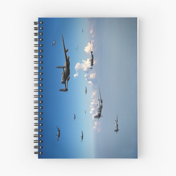 Item preview, Spitfires escorting Lancasters designed and sold by Flight Artworks.
