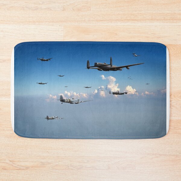 Item preview, Spitfires escorting Lancasters designed and sold by Flight Artworks.
