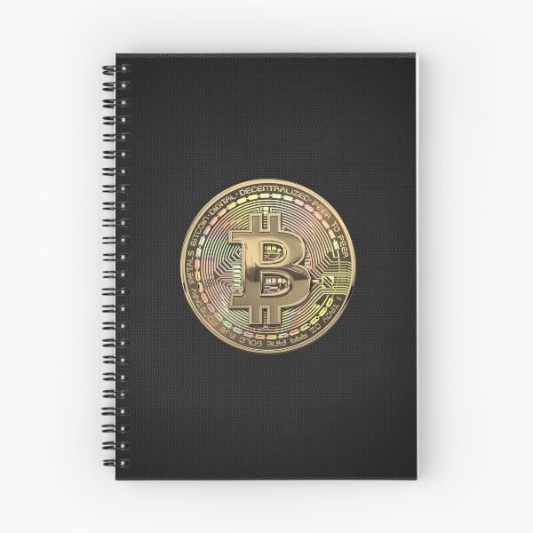 Item preview, Gold Bitcoin Effigy over Black Canvas designed and sold by Serge Averbukh Art Studio.