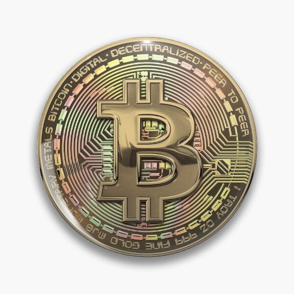 Item preview, Gold Bitcoin Effigy over White Leather designed and sold by Serge Averbukh Art Studio.
