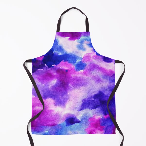 Item preview, Violet watercolor clouds 1 designed and sold by GrayCatGraphics.