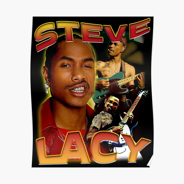 steve lacy bootleg tee shirt merch Poster