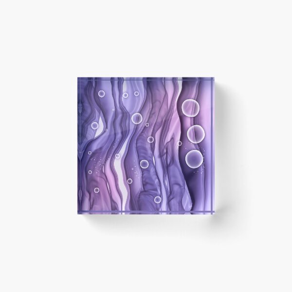Item preview, Mermaid Ink Splashes in Shades of Pink Purple  designed and sold by WisdomInspired.