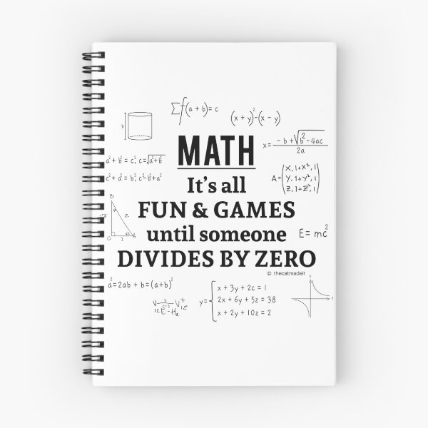 Item preview, Math It's All Fun and Games until Someone Divides by Zero designed and sold by printadorable.