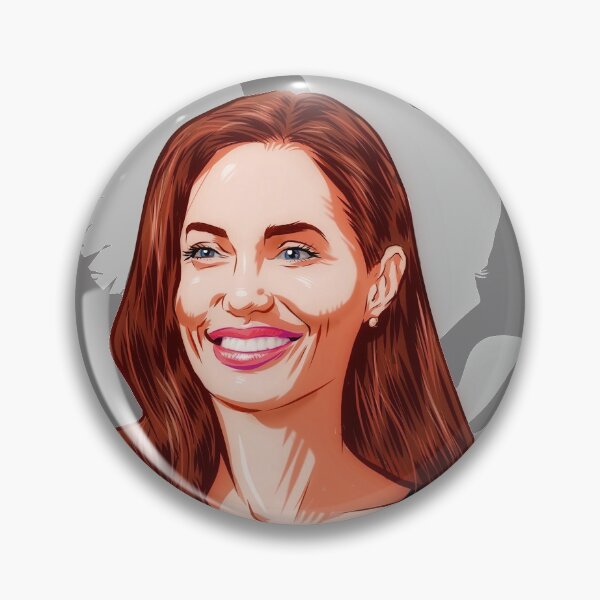 Item preview, Angelina Jolie - An illustration by Paul Cemmick designed and sold by TIGERDAVER.
