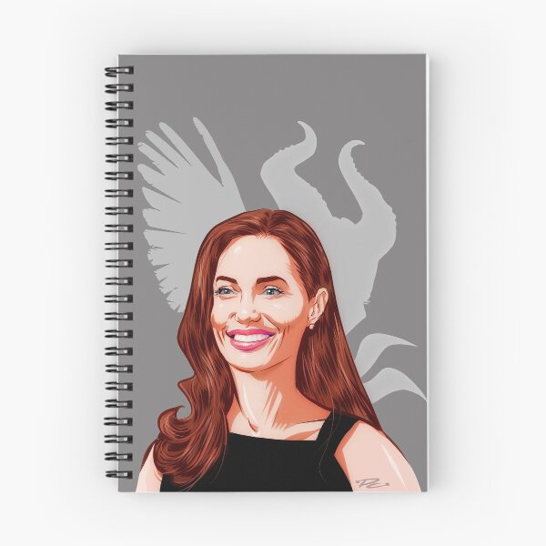 Item preview, Angelina Jolie - An illustration by Paul Cemmick designed and sold by TIGERDAVER.